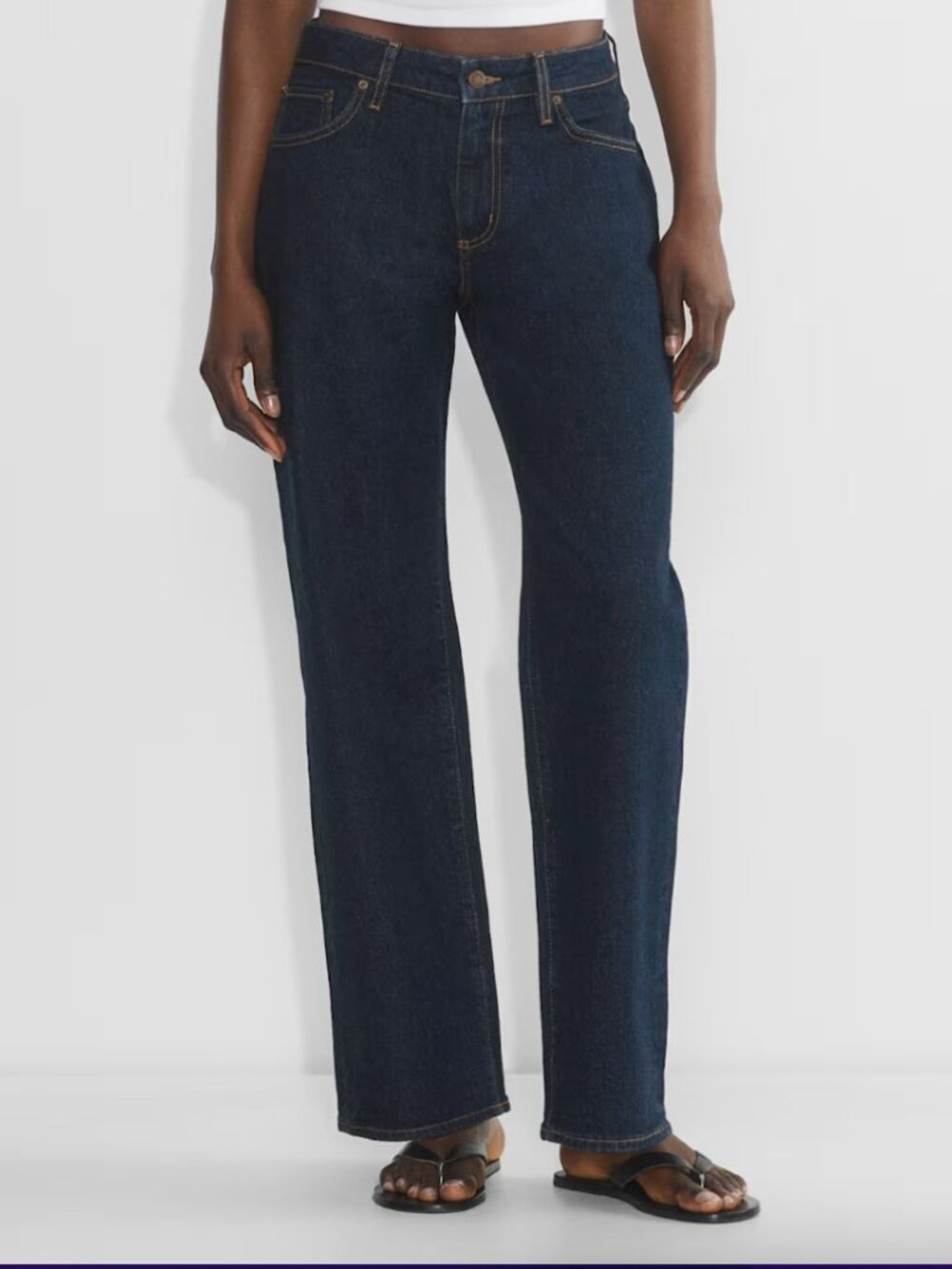 Denim Forum Salma Curve-Fit Super Lo-Rise Baggy Jean